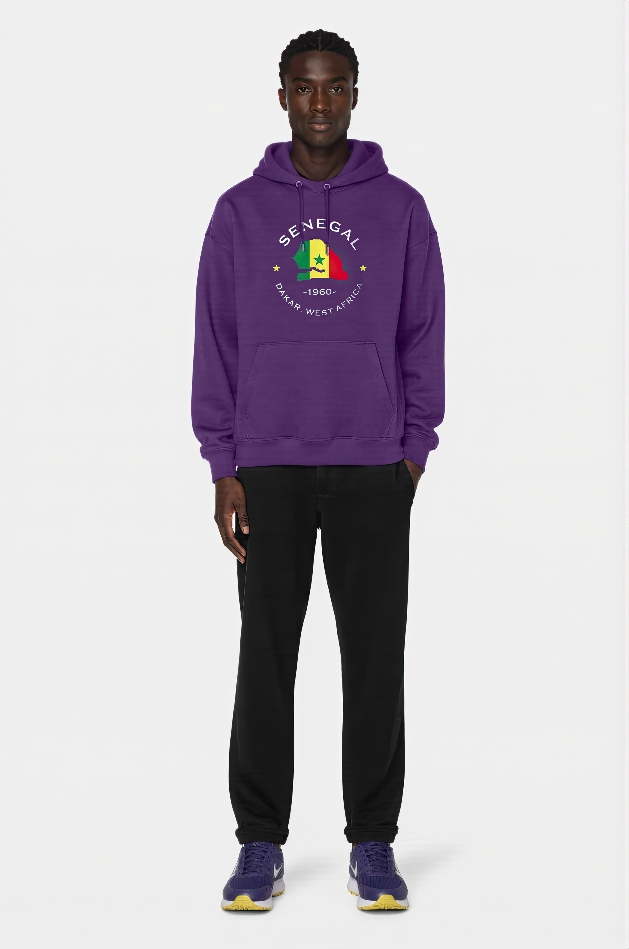 Senegalese Unisex eco raglan hoodie